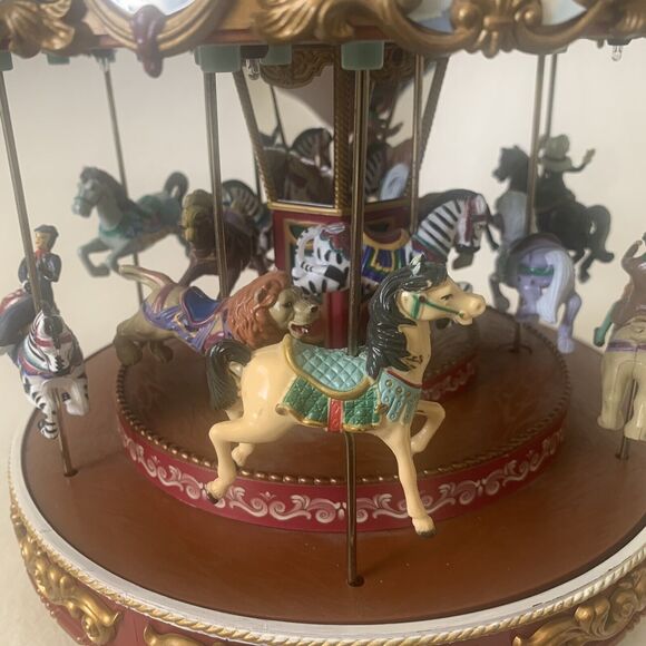 Mr. Christmas 2014 Triple Deck Carousel Works Holiday and Year-Round Songs Works - Picture 3 of 12